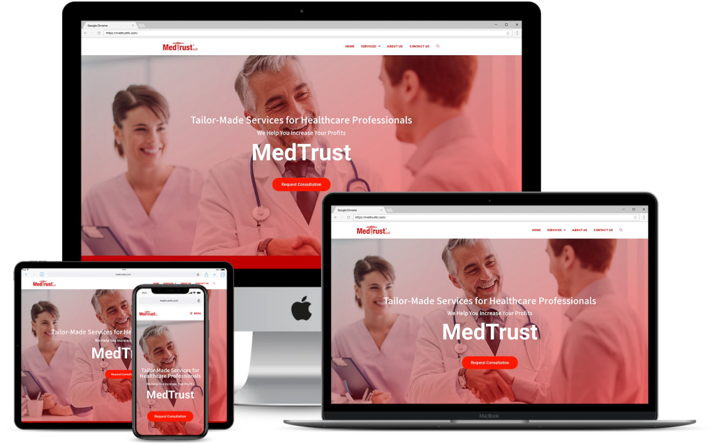 Medtrust-website-mockup