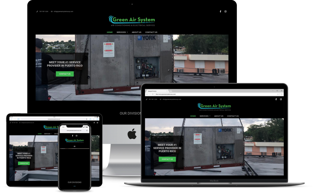 green-air-system-website-design
